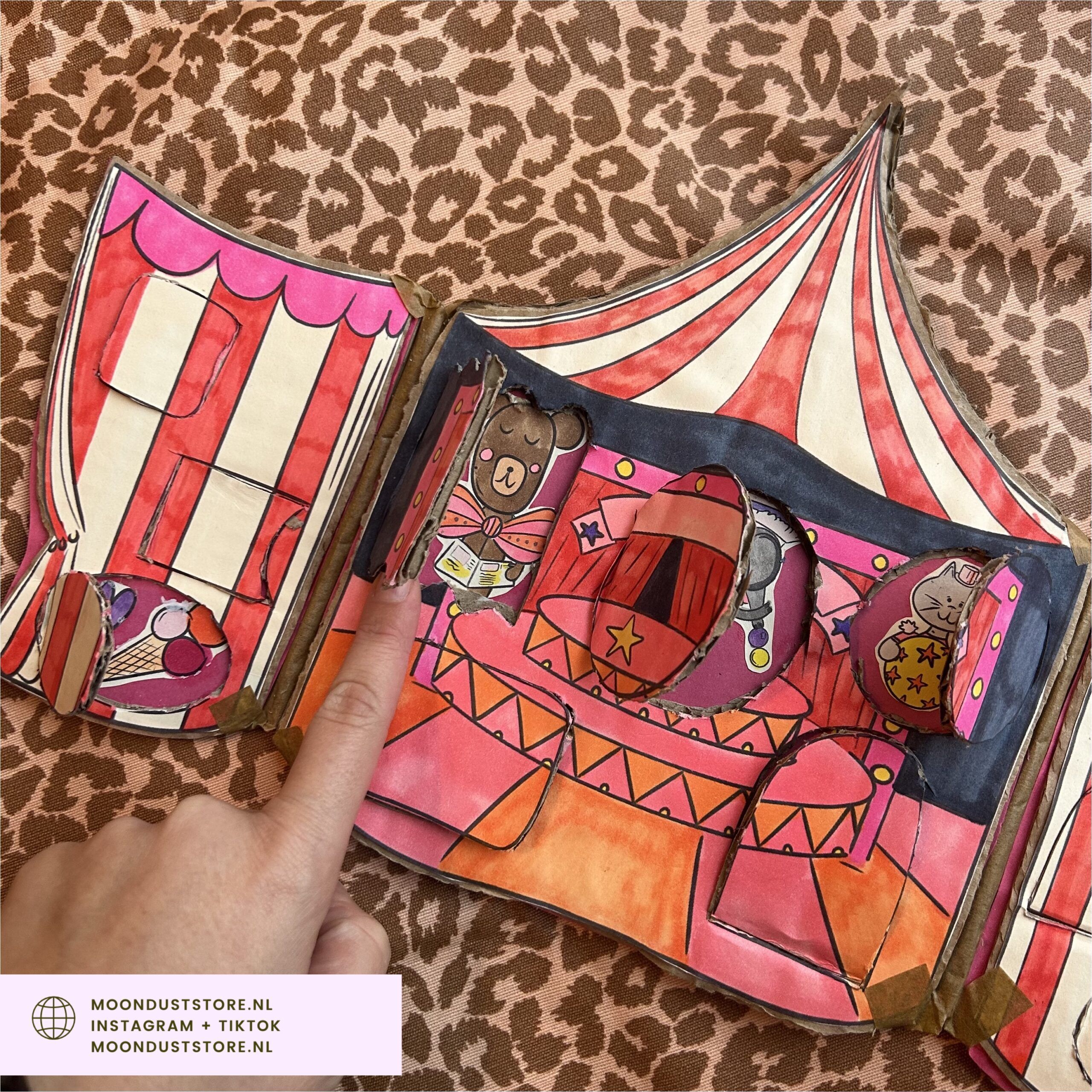 circus tent knutsel kids crafts